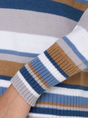 Кардиган женский 7242-14125   6100199/501/830035/5300616/3400591 туман/белый/т.джинс/карамельный кофе/зимнее утро