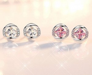 Серьги гвоздики стерлинговое серебро