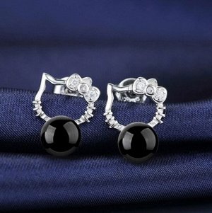 Серьги гвоздики стерлинговое серебро