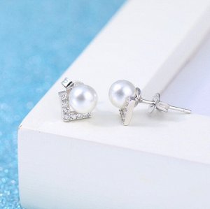 Серьги гвоздики стерлинговое серебро