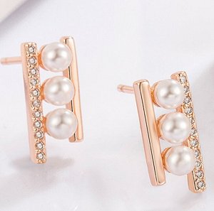 Серьги гвоздики стерлинговое серебро