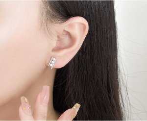 Серьги гвоздики стерлинговое серебро