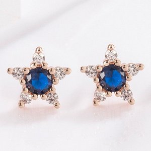 Серьги гвоздики стерлинговое серебро