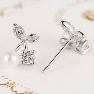 Серьги гвоздики стерлинговое серебро