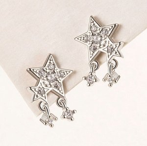 Серьги гвоздики стерлинговое серебро