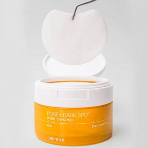 Celimax Тонер-пэды для выравнивания тона и рельефа кожи Pore+Dark Spot Brightening Pad