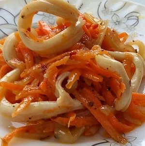 Кальмары по корейски 250 гр "Фермерский Дворик"