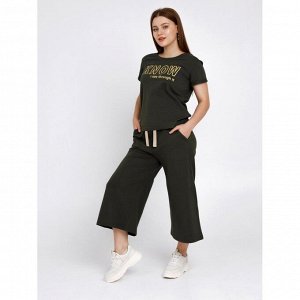 Костюм женский KNOW КЛК1389П7 хаки