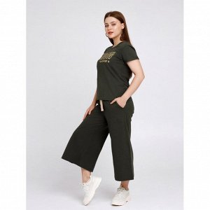 Костюм женский KNOW КЛК1389П7 хаки