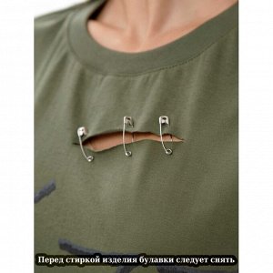 Туника женская RIZZ КТ1515П1 хаки