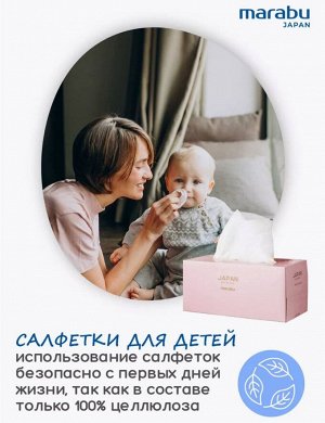 Салфетки бумажные MARABU размер 220*190, 220 шт с цветами розовыми