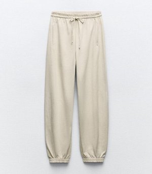 Брюки-джоггеры heavy cotton, каменно-серый | 3253/335