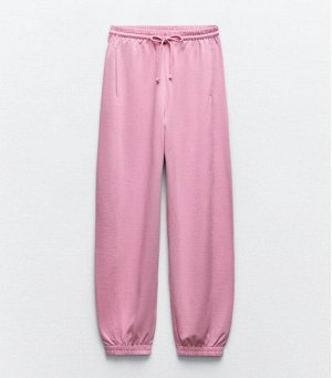 Брюки-джоггеры heavy cotton, розовый | 3253/335
