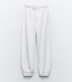 Брюки-джоггеры heavy cotton, белый | 3253/335