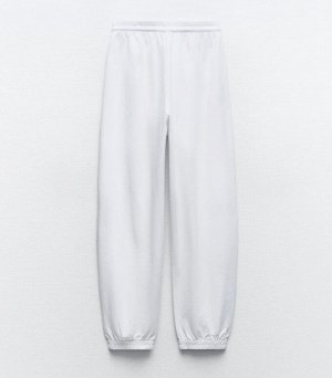 Брюки-джоггеры heavy cotton, белый | 3253/335