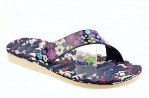 Эмальто 8025XA-4 Обувь пляжная женская син-фиол