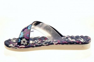 Эмальто 8025XA-4 Обувь пляжная женская син-фиол