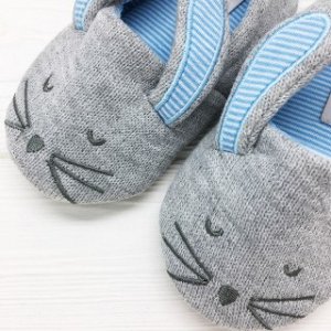Тапочки детские halluci «кролики» с задником