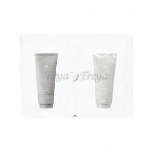 LA’DOR C-TOX CLAY DUAL pouch Шампунь и маска-бальзам для волос с глиной 8мл+8мл (пробник)