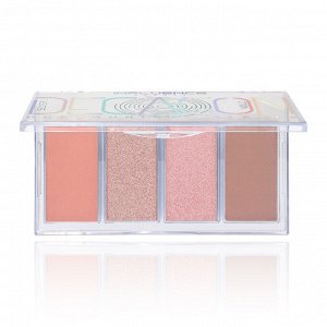 Influence Beauty Палетка контуринга Silver Decagon тон 02, персиковый тауп NEW 2024