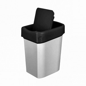 КОНТЕЙНЕР ДЛЯ МУСОРА "METAL BIN" 10Л (Черный)