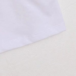 Футболка свободного кроя, с мультяшным принтом, белый