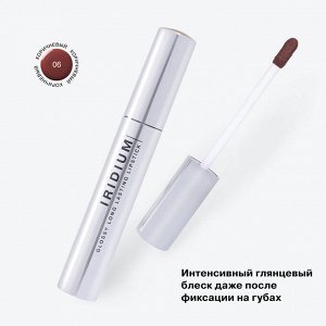 Influence Beauty Глянцевая стойкая помада "Iridium" тон 06 коричневый NEW 2024