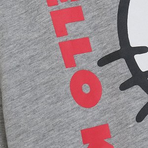 Футболка свободного кроя, с мультяшным принтом, серый