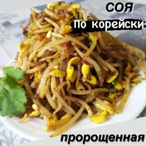 Соя пророщенная по корейски 500 гр. "Фермерский Дворик"