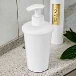 ДИСПЕНСЕР ДЛЯ ЖИДКОГО МЫЛА &quot;SCANDI&quot; 83х83х180ММ, 0,4Л (Белый)