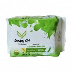 Прокладки гигиенические Sunday girl Женские 240 мм дневные 10 шт