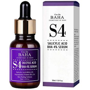 Противовоспалительная сыворотка против акне Cos De Baha Salicylic Acid 4% BHA Serum, 30мл
