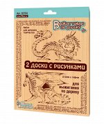 Доски для выжигания «Драконы», 2шт (блистер)