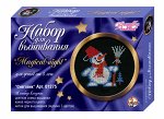 Вышивка.Снеговик  ( малая)(черная)