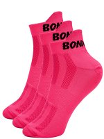 Носки Bona Fide: Socks &quot;Pink&quot;(3 пары) от бренда спортивной женской одежды Bona Fide