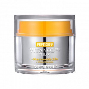 Лифтинг-крем с пептидами и 12% ниацинамида для ровного тона Peptide 9 Vitanol PRO Cream