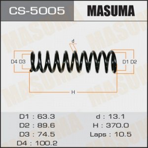 Пружина подвески MASUMA front ACCORD/ CF3, CF4, CF5 CS-5005