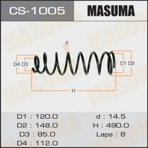 Пружина подвески MASUMA front LAND CRUISER/ HDJ81, HZJ81, FZJ80 CS-1005