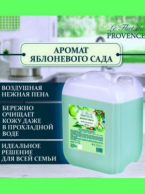 Жидкое мыло Le Flirt Du Provence Зеленое яблоко  5л