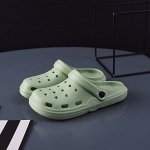 Кроксы женские ЗЕЛЕНЫЕ