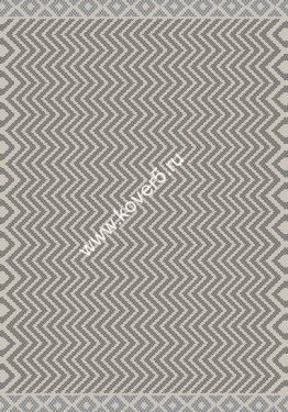 Ковер Ковер ADRIA 1,90X2,90 L 10SGG / 1.90 x 2.90 / Прямоугольник / Толщина общ, мм 8 / Ворс 0 мм (безворсовый) / серый / BCF,полипропилен / Сербия