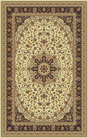 Ковер Ковер 207 Isfahan 1126 0,80 х 2,00 м, 100% шерсть / 0.80 x 2.00 / Прямоугольник / Толщина общ, мм 8 / Ворс 8 мм / кремовый / Шерсть 100% / Молдова