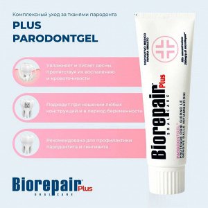 Biorepair Зубная паста при воспалении дёсен Biorepair Plus Parodontgel 75 мл