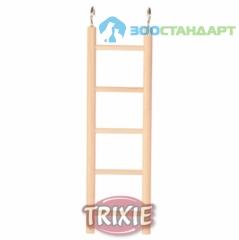 TRIXIE 5811 Игрушка д/птиц Лестница деревянная 4шага*20см