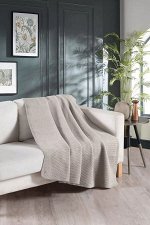 АКЦИЯ   Плед из Хлопка Arya Softy 200x220 см Кремовый