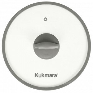 Кастрюля антипригарная литая литая 4,2л стеклянная крышка Stella ТМ KUKMARA