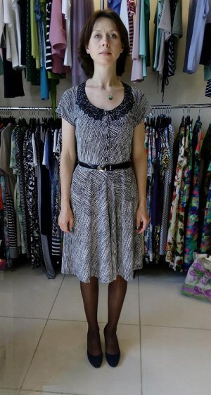 Платье 52% viscose 43% polyester 5% elastan