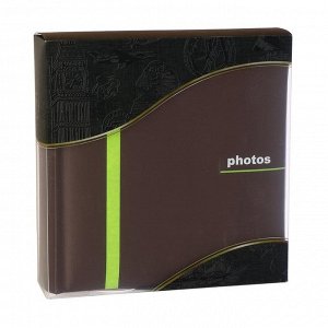 Фотоальбом на 200 фото 10х15см Image Art серия 059 классика кожаная обложка книжный п-т МИКС