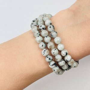 Бусины для украшений из перепелиной Яшмы (55 бусин)
