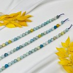 Бусины для украшений из Аквамарина и Берилла (45 бусин)